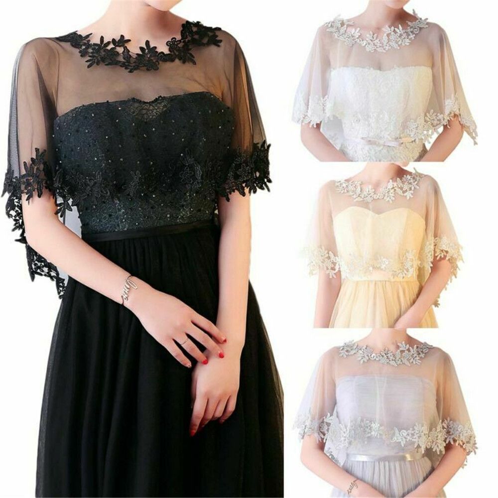 Stole Wedding Shawl - المرأة حفلة الزفاف عارضة الدانتيل شال