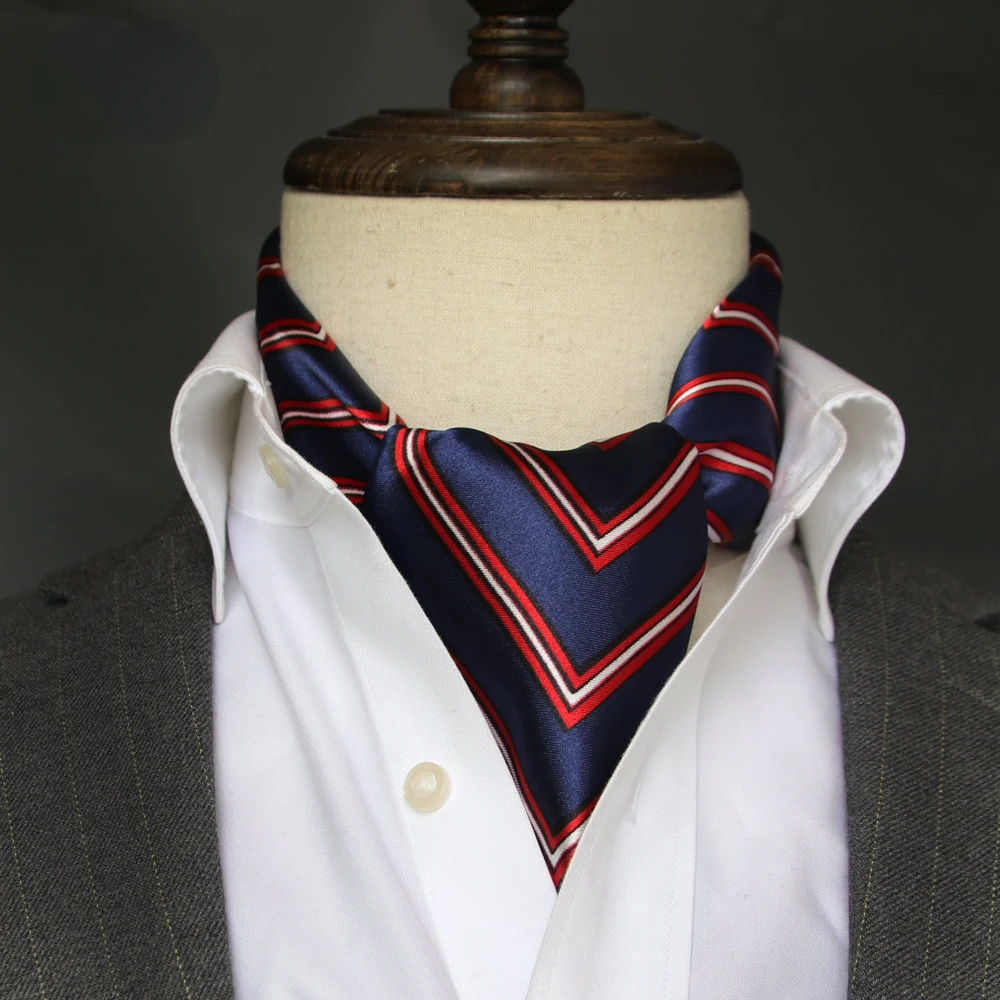 وشاح حريري بريطاني للرجال ، من - مراجعة Ascot Neck Scarf وسعره
