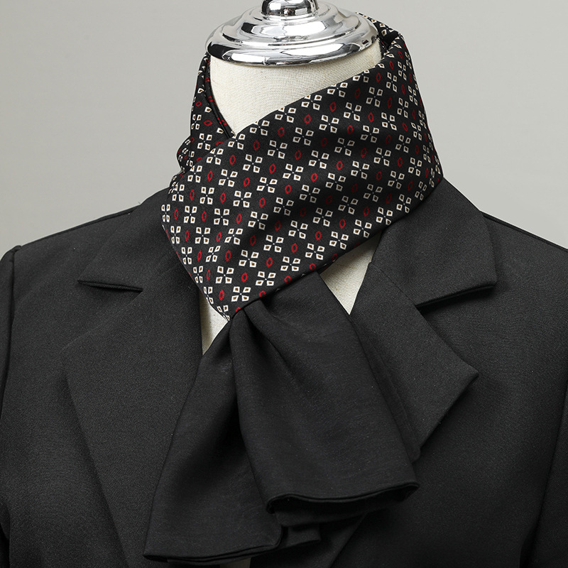 وشاح رجالي تقليد الحرير وشاح ل - مراجعة Scarf Silk Square وسعره