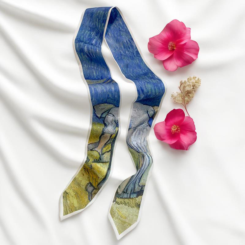 وشاح شعر طويل نحيف للنساء، ربط - مراجعة Face Scarf Mask وسعره